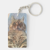 Porte-clés Chat Tigre Majestueux (Dos)