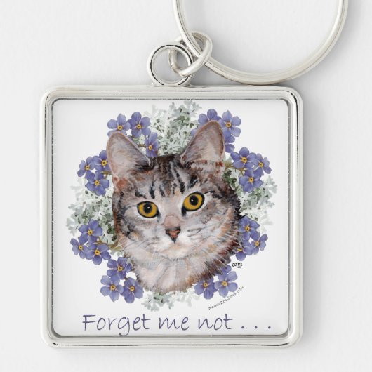 Porte-clés Chat Tigre Mémoire Éternelle (Devant)