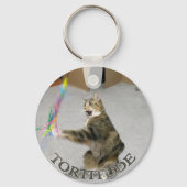 Porte-clés chat Tortitude (Recto)