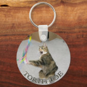 Porte-clés chat Tortitude (Recto)