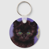 Porte-clés Chat Van Gogh avec fleurs blanches (Verso)