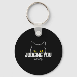 Porte-clés Chat vous juge silencieusement