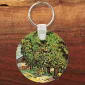 Porte-clés Châtaigniers en fleurs par Vincent van Gogh (Recto)