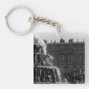 Porte-clés Château de France vintage Fontaine Pyramide Versai