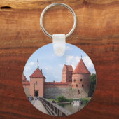 Porte-clés Château de l'île de Trakai - LITUANIE — (Recto)