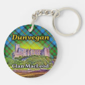 Porte-clés Château de MacLeod Dunvegan de clan (Dos)