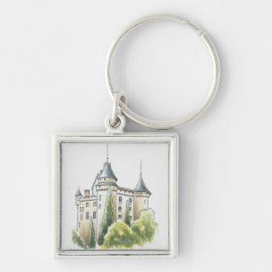 Porte-clés Chateau de Mercues, France