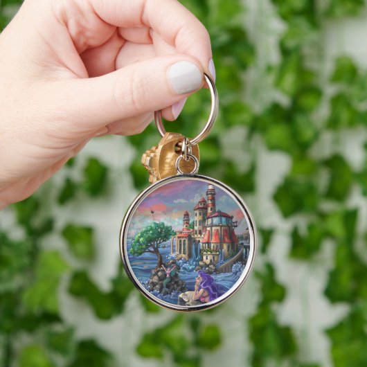 Porte-clés Château de Mermaid (Main)