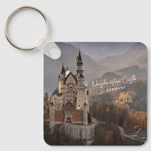Porte-clés Château de Neuschwanstein Allemagne (Recto)