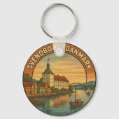 Porte-clés Château de Svendborg Danemark (Verso)
