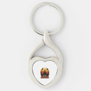 Porte-clés Château Hanté Halloween Sorcières Fous Faisons