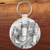Porte-clés Château médiéval (Recto)