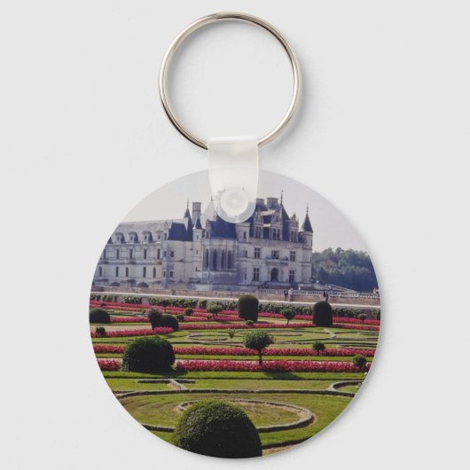 Porte-clés Château Rouge de Chenonceaux, Fleurs de France (Recto)