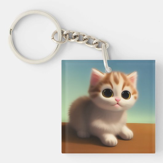 Porte-clés Chaton adorable (Devant)