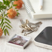 Porte-clés Chaton dormant dans la cuvette 2 (Côté)