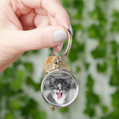Porte-clés Chaton drôle (main)