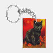 Porte-clés Chaton noir de Van Gogh (Devant gauche)
