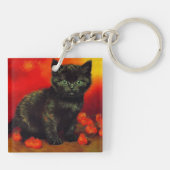 Porte-clés Chaton noir de Van Gogh (Dos)