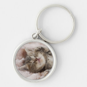 Porte-clés Chaton somnolent