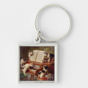Porte-clés Chatons et piano