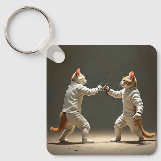 Porte-clés chatons sabre (Recto)