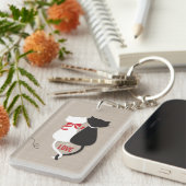 Porte-clés Chats amoureux (Devant droit)
