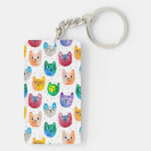 Porte-clés Chats aquarelles et amis (Dos)