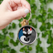 Porte-clés Chats colorés mignons (Main)