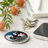 Porte-clés Chats colorés mignons (Côté)