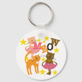 Porte-clés Chats dansants (Recto)