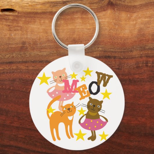 Porte-clés Chats dansants (Recto)