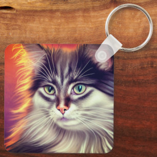 Porte-clés Chats d'art