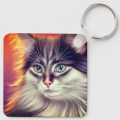 Porte-clés Chats d'art (Dos)