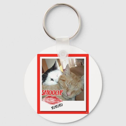 Porte-clés Chats de la Saint Valentin (Recto)