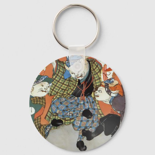 Porte-clés Chats en Kilts Porte - clé (Recto)