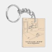 Porte-clés Chats griffant des meubles (Devant gauche)