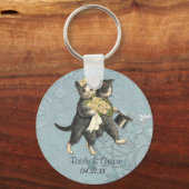 Porte-clés Chats mariages (Recto)