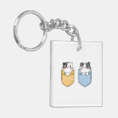 Porte-clés Chats mignons (Devant gauche)