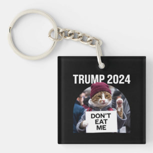 Porte-clés Chats Ne Me Mangez Pas Pour Trump 2024