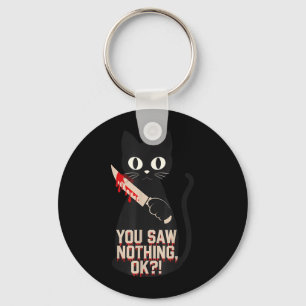 Porte-clés Chats noirs horreur épouvantable gothique Hallowee