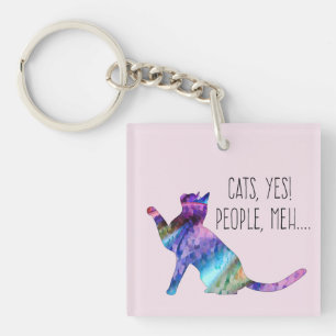 Porte-clés Chats, Oui Personnes, Bof...