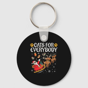 Porte-clés Chats Pour Tous Hommes Enfants Femmes Vilain Noël