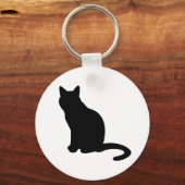 Porte-clés Chats Silhouette  (Verso)