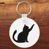 Porte-clés Chats Silhouette  (Recto)