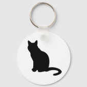 Porte-clés Chats Silhouette  (Verso)