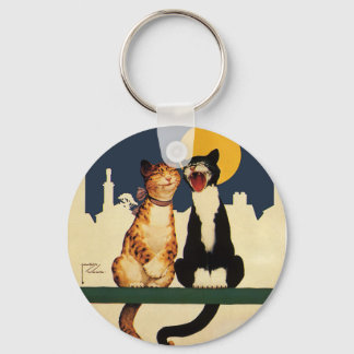 Porte-clés Chats vintages chantant, Animaux amusants et stupi