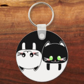 Porte-clés Chats YingYang (Recto)