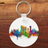 Porte-clés Chattanooga Tennessee Skyline (Recto)