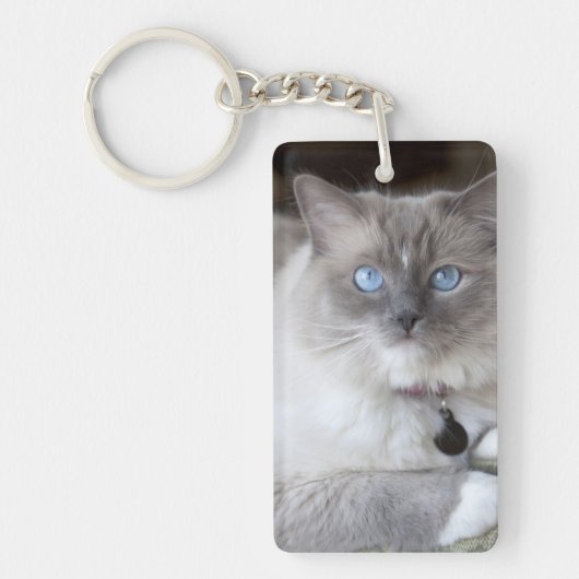 Porte-clés Chatte Ragdoll (Devant)