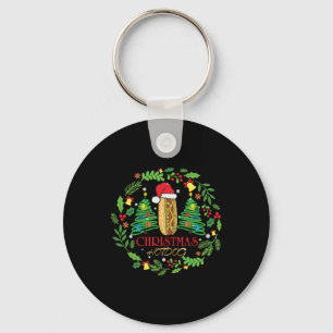 Porte-clés Chaud Amoureux des chiens Noël Vilain Hot Dog T-sh
